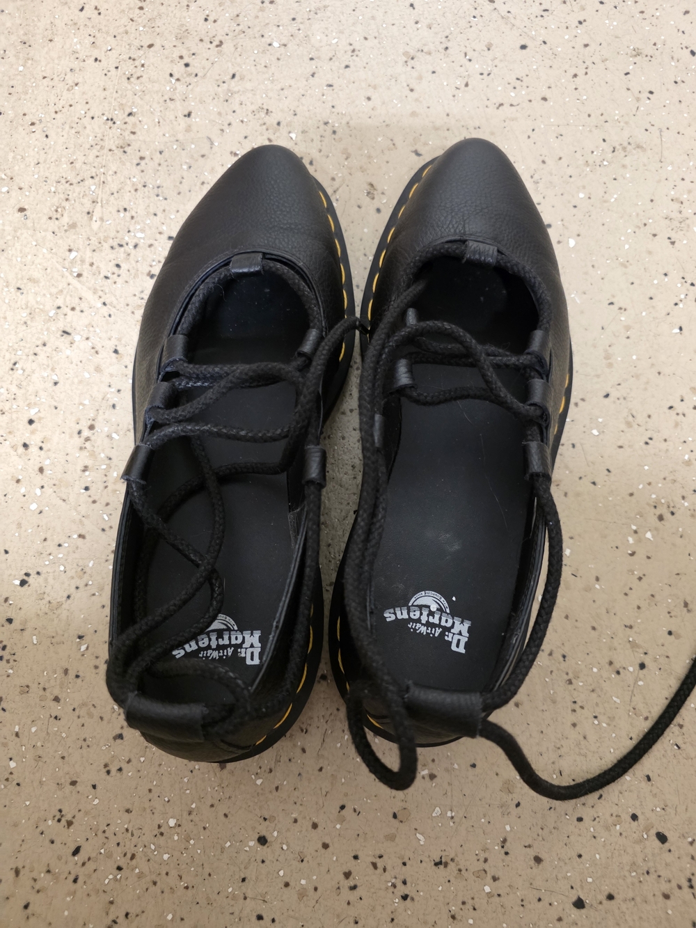 New Dr. Martens Women’s Black Lace-Up Casual Shoes